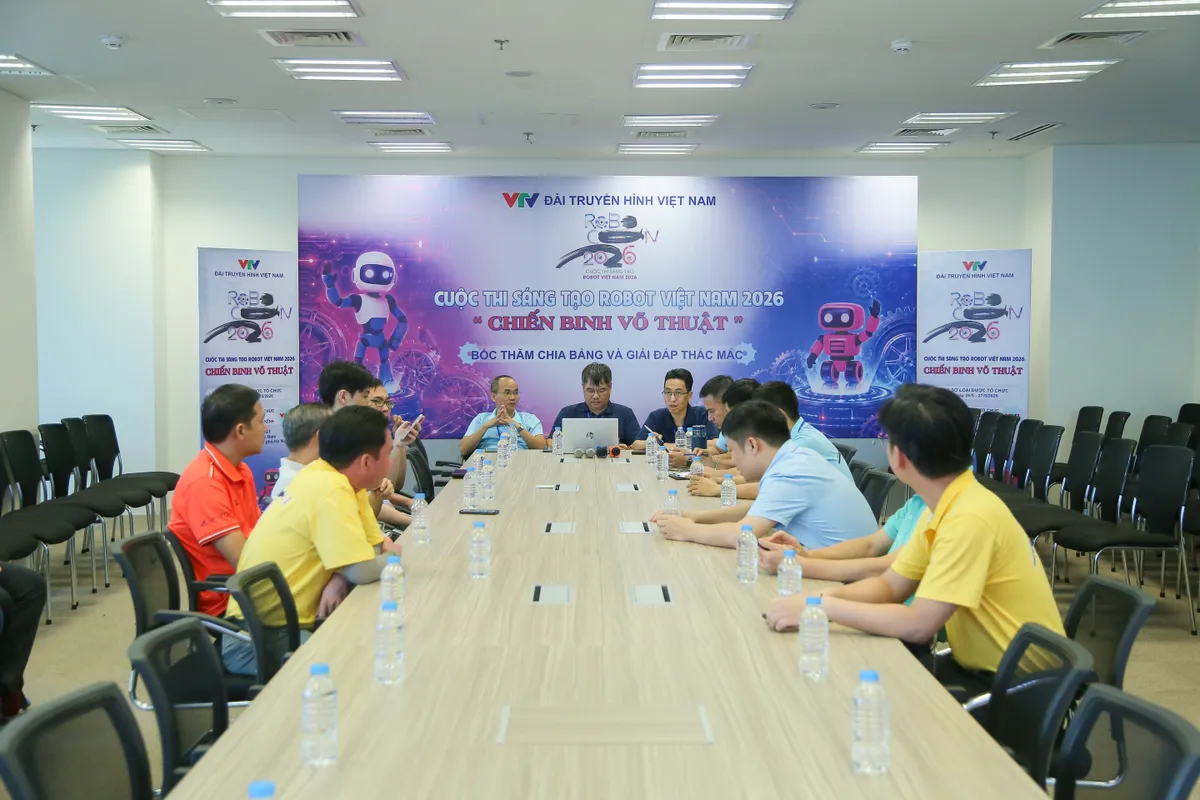 Robocon Việt Nam 2026: Bốc thăm bảng thi đấu V&ograve;ng chung kết  - Ảnh 1.