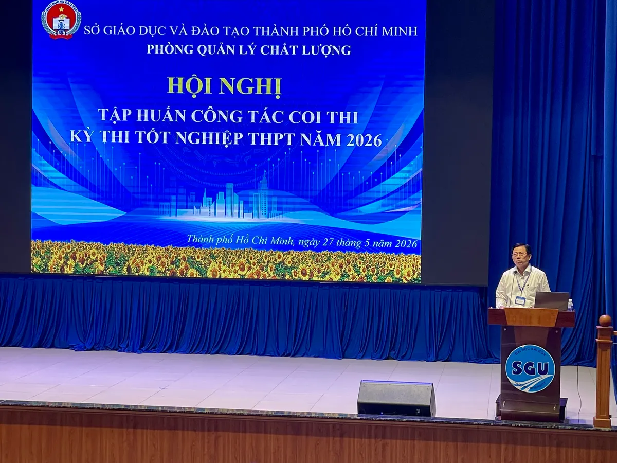 TP Hồ Chí Minh: Không để xảy ra sai sót, ảnh hưởng đến quyền lợi thí sinh thi tốt nghiệp THPT- Ảnh 1. TP Hồ Chí Minh: Không để xảy ra sai sót, ảnh hưởng đến quyền lợi thí sinh thi tốt nghiệp THPT- Ảnh 1.