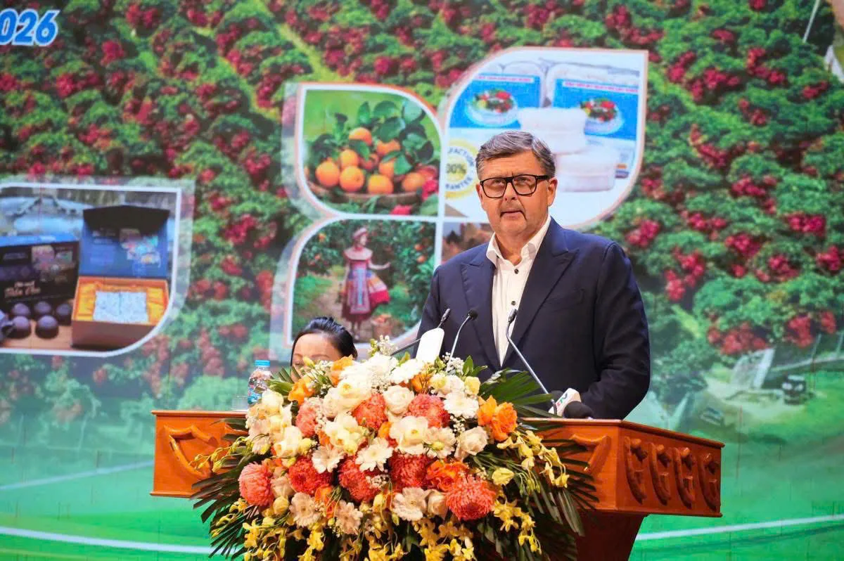 Bắc Ninh thúc đẩy tiêu thụ vải thiều và nông sản OCOP, hướng tới xây dựng thương hiệu nông sản bền vững- Ảnh 4. Bắc Ninh thúc đẩy tiêu thụ vải thiều và nông sản OCOP, hướng tới xây dựng thương hiệu nông sản bền vững- Ảnh 4.
