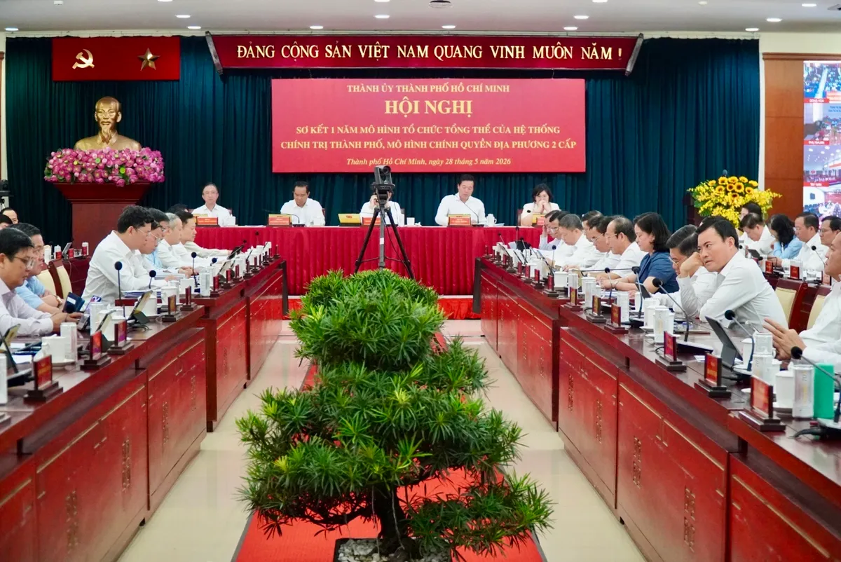 TP Hồ Ch&iacute; Minh đ&aacute;nh gi&aacute; kết quả một năm vận h&agrave;nh ch&iacute;nh quyền địa phương hai cấp - Ảnh 1.
