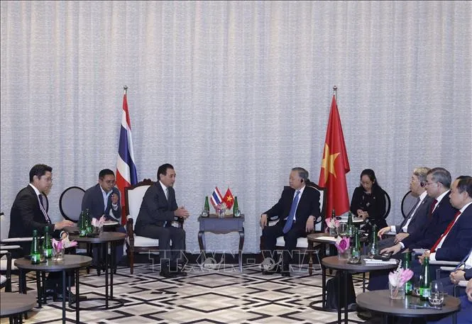 Tổng Bí thư, Chủ tịch nước Tô Lâm tiếp lãnh đạo một số tập đoàn tại Thái Lan- Ảnh 2. Tổng Bí thư, Chủ tịch nước Tô Lâm tiếp lãnh đạo một số tập đoàn tại Thái Lan- Ảnh 2.