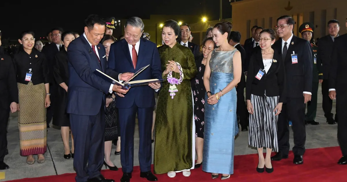 Tổng Bí thư, Chủ tịch nước Tô Lâm kết thúc chuyến thăm Thái Lan, lên đường tới Singapore- Ảnh 1. Tổng Bí thư, Chủ tịch nước Tô Lâm kết thúc chuyến thăm Thái Lan, lên đường tới Singapore- Ảnh 1.