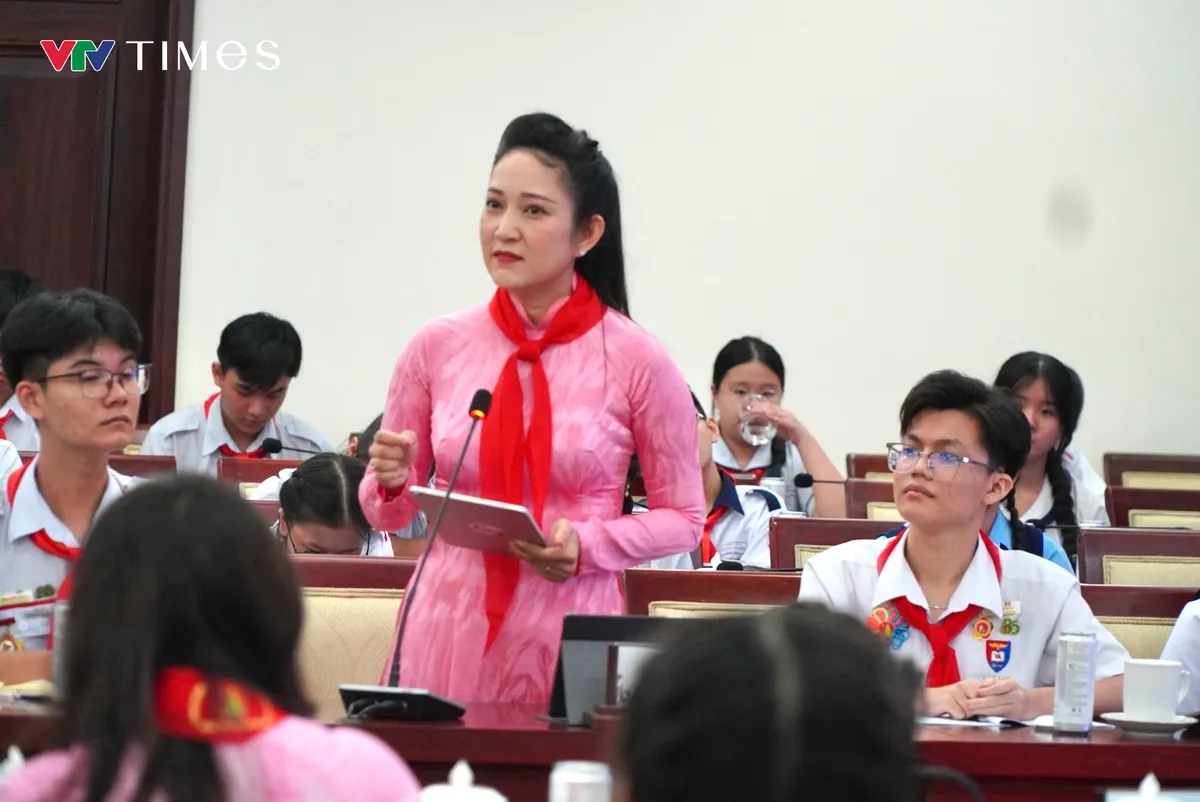 Thiếu nhi TP Hồ Chí Minh đề xuất nhiều ý tưởng cho thành phố an toàn và nhân văn - Ảnh 10.