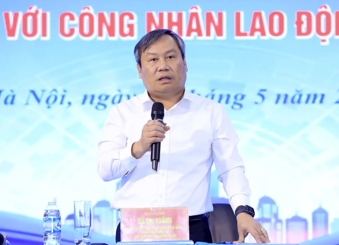 H&agrave; Nội đối thoại với c&ocirc;ng nh&acirc;n lao động Thủ đ&ocirc; năm 2026 - Ảnh 2.