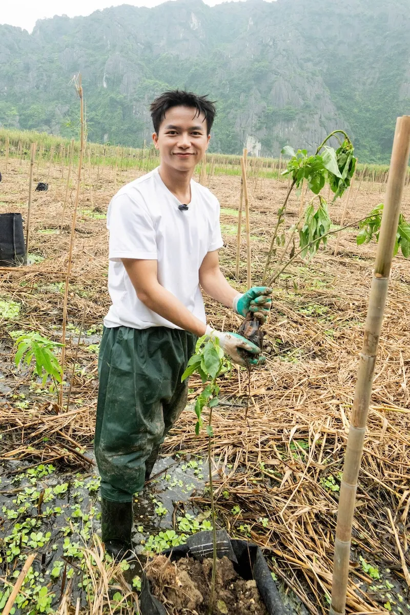 Hà Anh Tuấn, Bùi Công Nam, Phùng Khánh Linh và khán giả Forestival 2026 tham gia trồng rừng ở Ninh Bình  - Ảnh 2.
