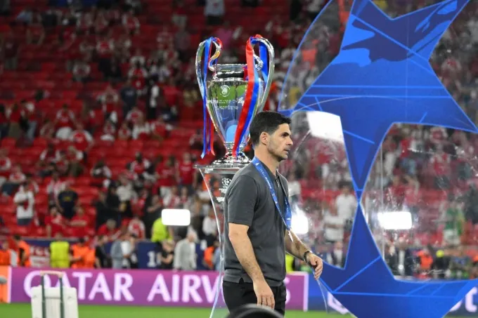 Arteta: “Chỉ có nỗi đau” sau thất bại của Arsenal trước PSG ở chung kết Champions League- Ảnh 1. Arteta: “Chỉ có nỗi đau” sau thất bại của Arsenal trước PSG ở chung kết Champions League- Ảnh 1.