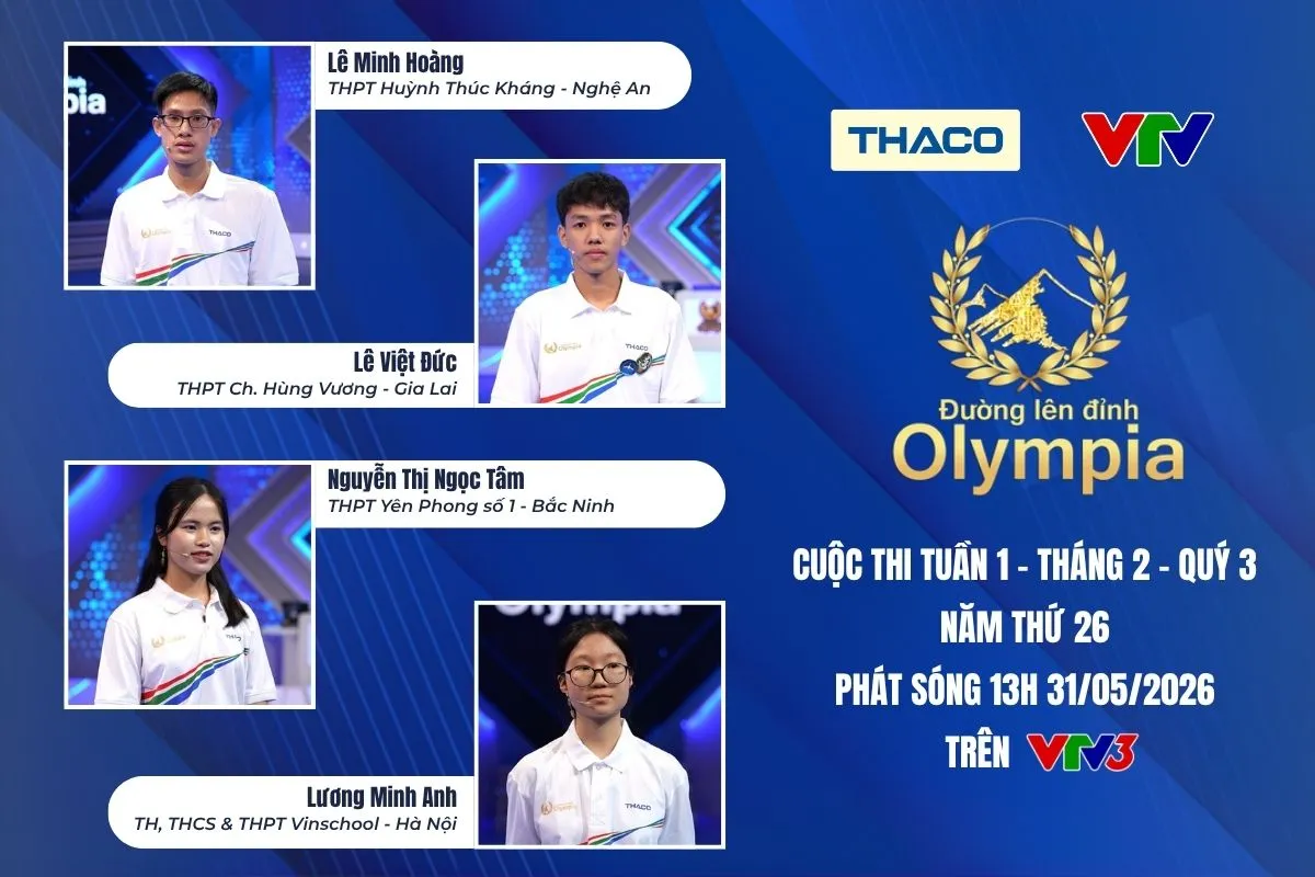Nữ sinh Hà Nội lội ngược dòng ngoạn mục tại Đường lên đỉnh Olympia - Ảnh 1. Nữ sinh Hà Nội lội ngược dòng ngoạn mục tại Đường lên đỉnh Olympia - Ảnh 1.
