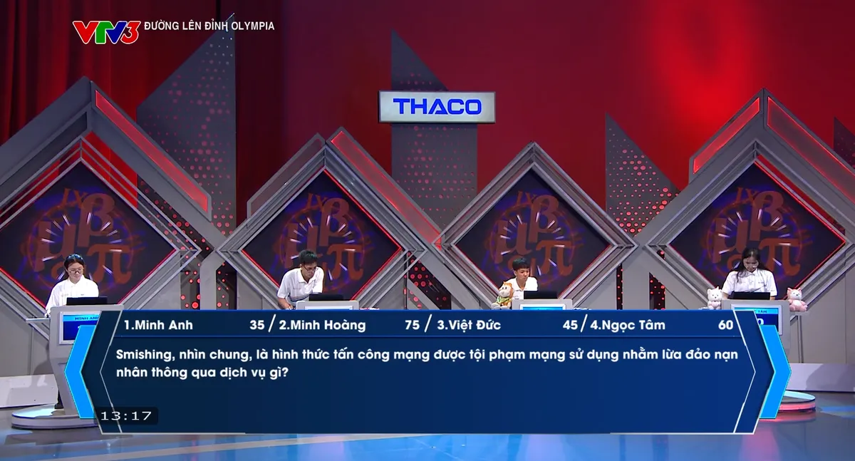 Nữ sinh Hà Nội lội ngược dòng ngoạn mục tại Đường lên đỉnh Olympia - Ảnh 2. Nữ sinh Hà Nội lội ngược dòng ngoạn mục tại Đường lên đỉnh Olympia - Ảnh 2.