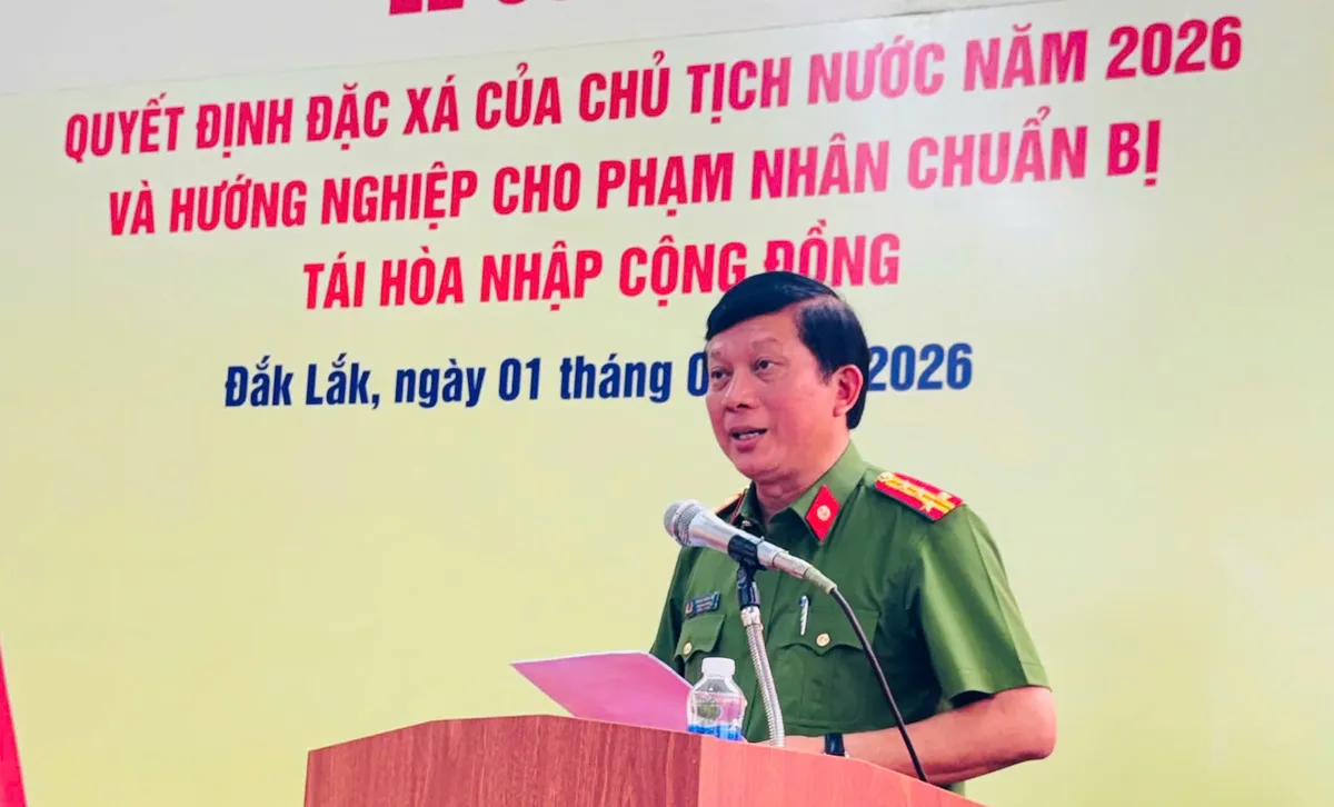 Trao kế sinh nhai cho phạm nhân trong đợt ân xá năm 2026 - Ảnh 2.