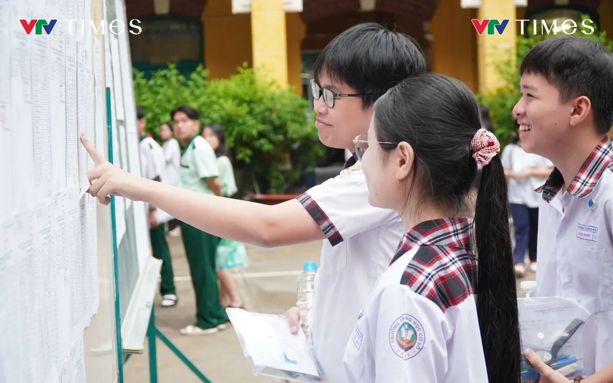 Thí sinh dự thi vào lớp 10 tại TP Hồ Chí Minh (Ảnh: Thu Trang)
