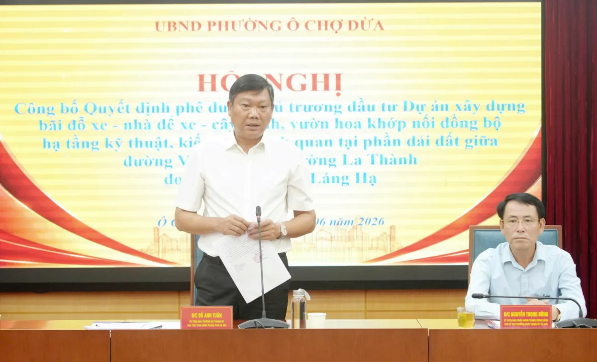 H&agrave; Nội ph&ecirc; duyệt dự &aacute;n b&atilde;i đỗ xe, c&acirc;y xanh hơn 2.900 tỷ đồng dọc V&agrave;nh đai 1 - Ảnh 1.