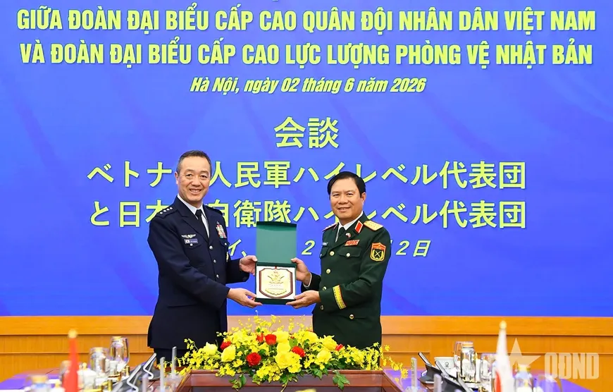 Việt Nam - Nhật Bản thúc đẩy hợp tác quốc phòng, an ninh mạng và gìn giữ hòa bình- Ảnh 3. Việt Nam - Nhật Bản thúc đẩy hợp tác quốc phòng, an ninh mạng và gìn giữ hòa bình- Ảnh 3.