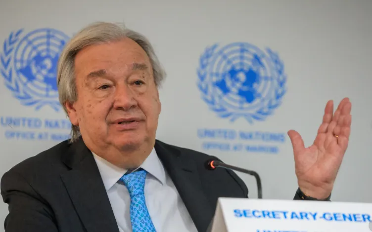 Tổng Thư ký Liên hợp quốc Antonio Guterres (Ảnh: AP)