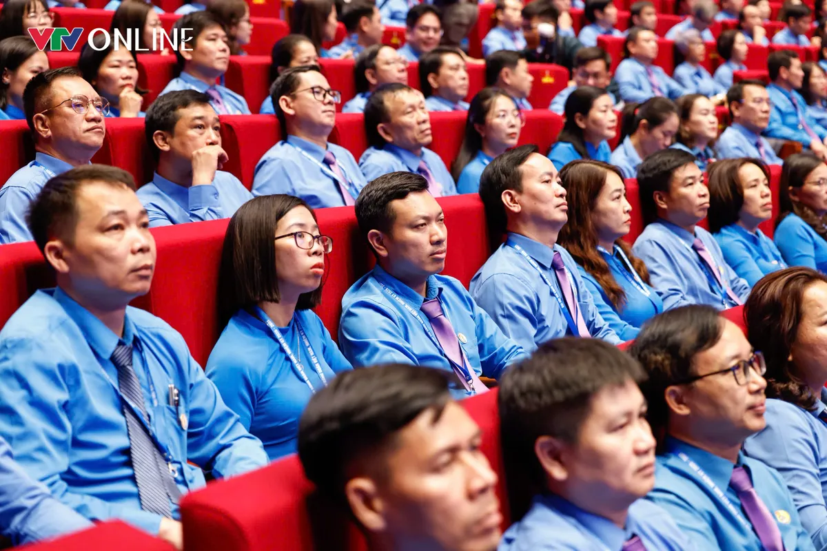 Đại hội XIV C&ocirc;ng đo&agrave;n Việt Nam khai mạc phi&ecirc;n thứ nhất - Ảnh 5.