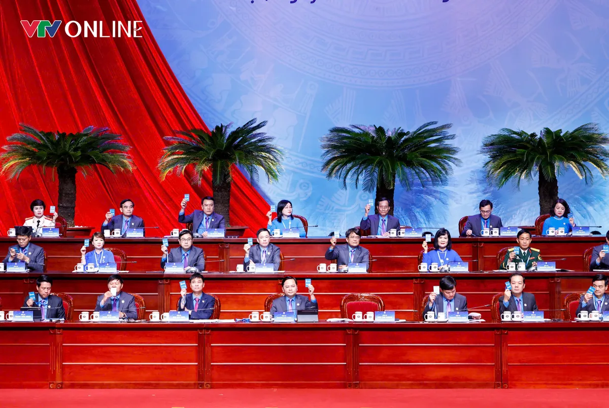 Đại hội XIV C&ocirc;ng đo&agrave;n Việt Nam khai mạc phi&ecirc;n thứ nhất - Ảnh 3.