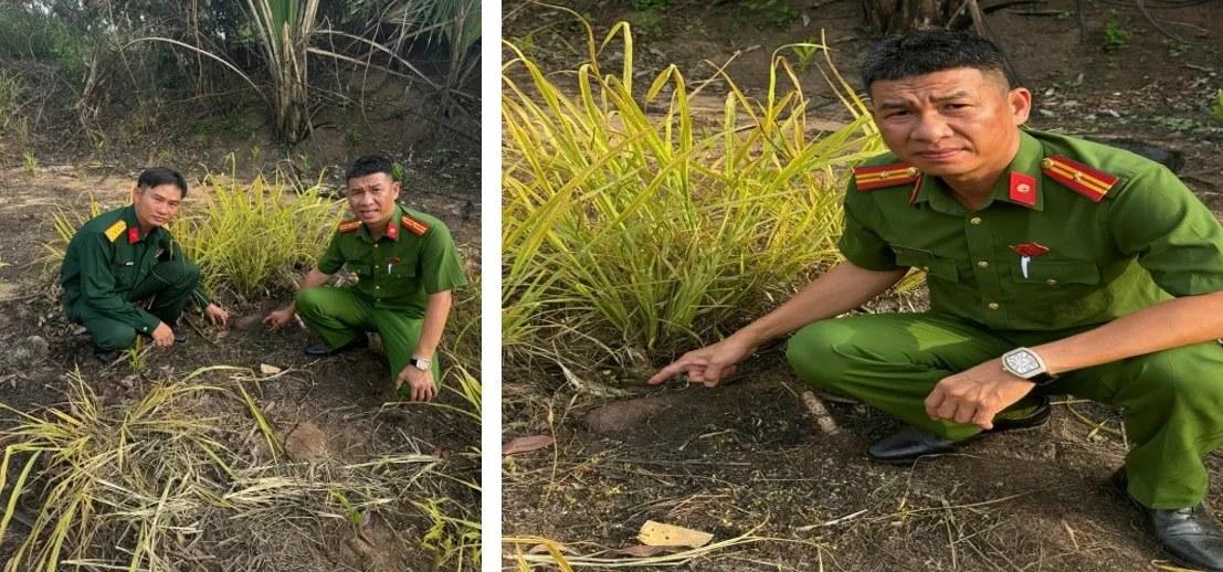 Ph&aacute;t hiện, xử l&yacute; vật nghi l&agrave; đạn ph&aacute;o c&ograve;n s&oacute;t lại sau chiến tranh - Ảnh 1.