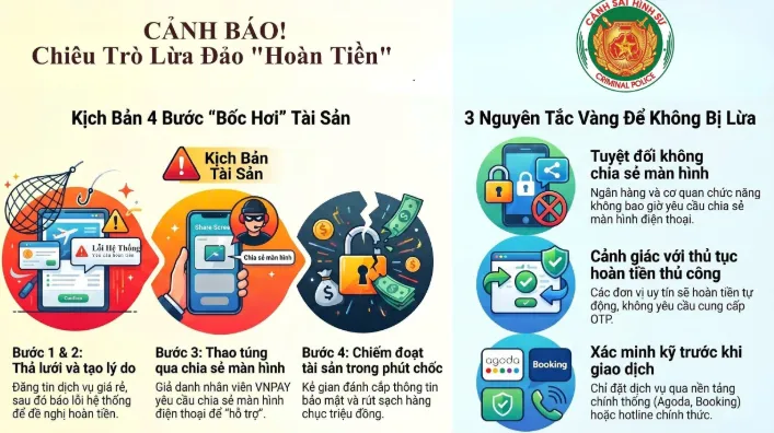 Nhiều người mất h&agrave;ng chục triệu đồng v&igrave; sập bẫy chi&ecirc;u &ldquo;hỗ trợ ho&agrave;n tiền&rdquo; khi đặt ph&ograve;ng online- Ảnh 1.