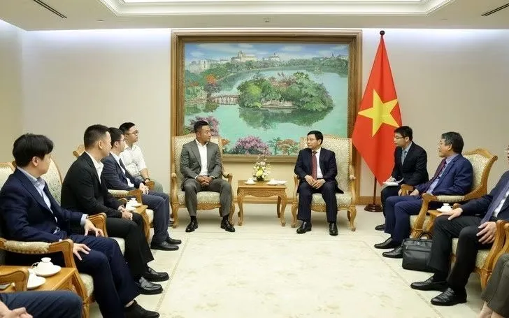 Quang cảnh buổi tiếp. (Ảnh: VGP)
