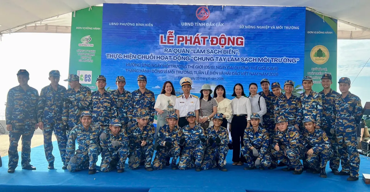 Hải quân tích cực hưởng ứng Ngày Quốc tế đa dạng sinh học và Ngày Môi trường thế giới năm 2026 - Ảnh 3.