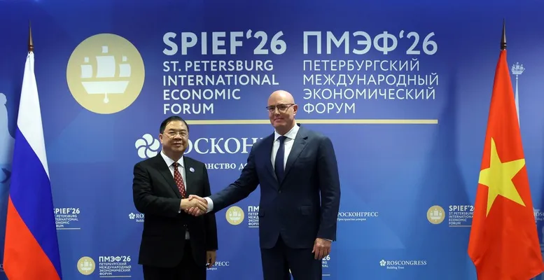 Phó Thủ tướng Thường trực Phạm Gia Túc làm việc với Phó Thủ tướng Chernyshenko- Ảnh 1. Phó Thủ tướng Thường trực Phạm Gia Túc làm việc với Phó Thủ tướng Chernyshenko- Ảnh 1.