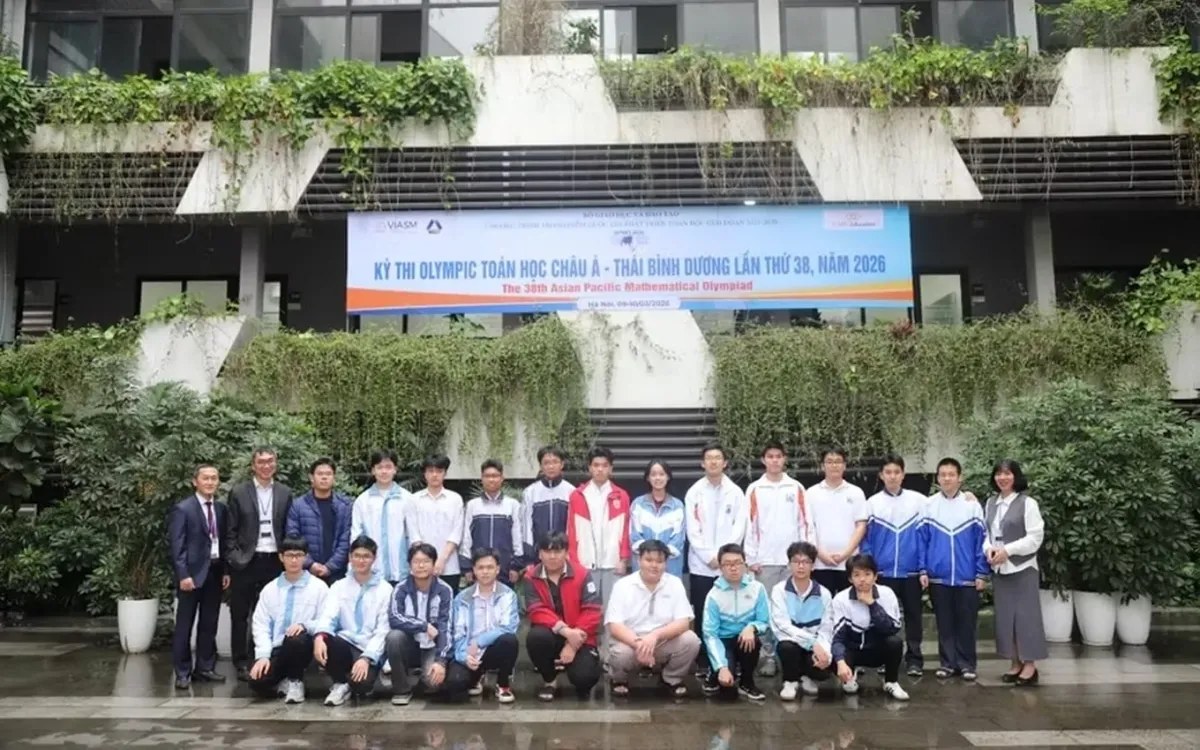 Đội tuyển Việt Nam tham dự Olympic toán Châu Á Thái Bình
Dương
