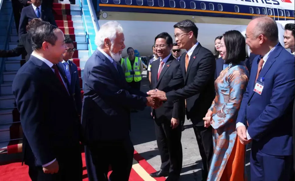 Việt Nam đón người đứng đầu Chính phủ Timor - Leste tham dự Diễn đàn Tương lai ASEAN- Ảnh 1. Việt Nam đón người đứng đầu Chính phủ Timor - Leste tham dự Diễn đàn Tương lai ASEAN- Ảnh 1.