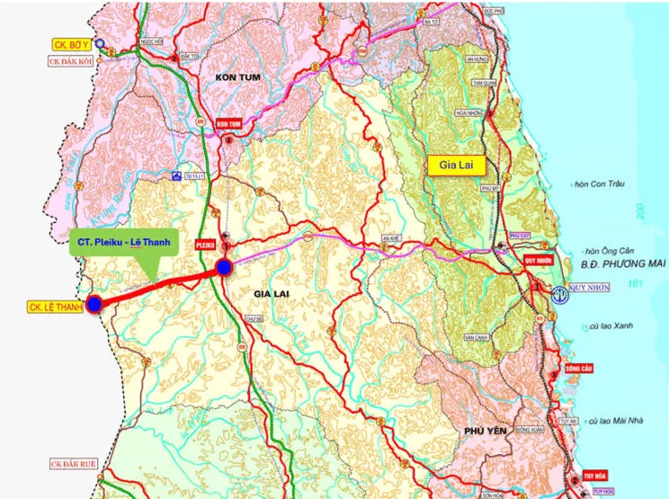 Gia Lai khảo sát, kiểm tra hướng tuyến Dự án cao tốc Pleiku - Lệ Thanh- Ảnh 1. Gia Lai khảo sát, kiểm tra hướng tuyến Dự án cao tốc Pleiku - Lệ Thanh- Ảnh 1.