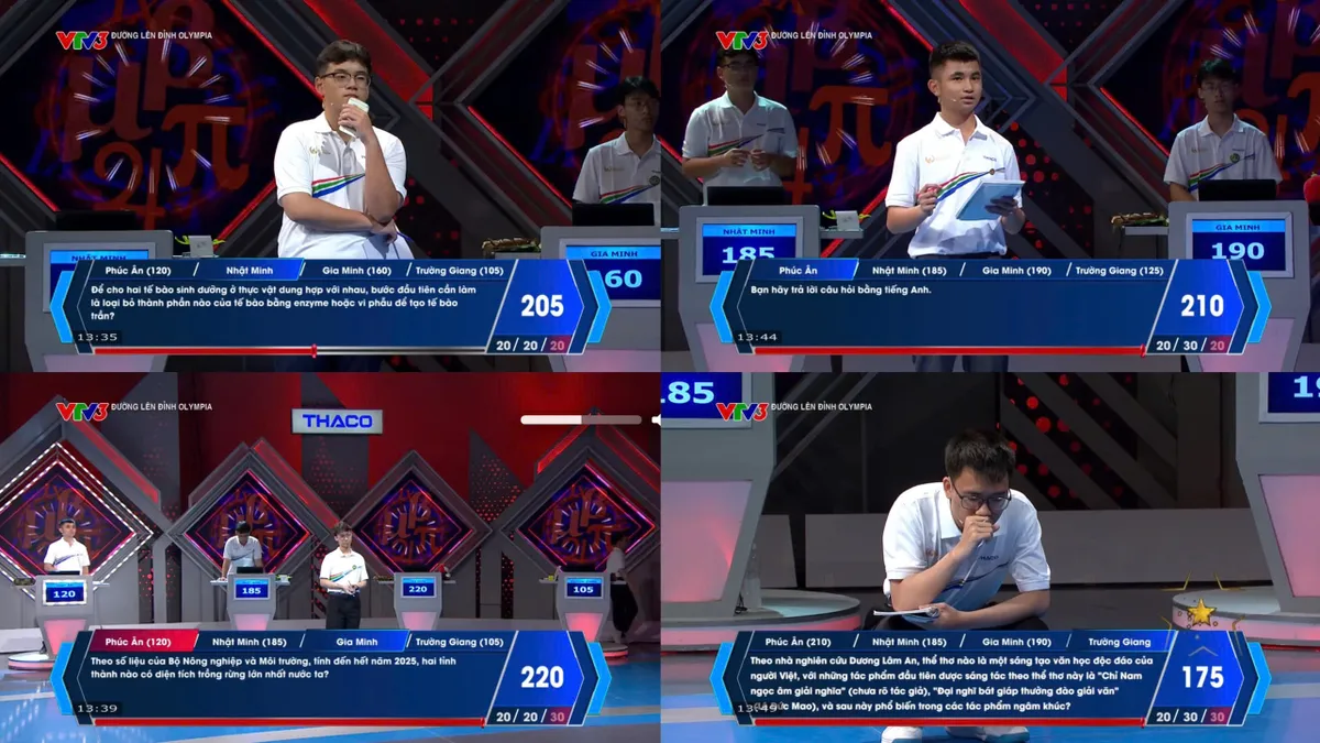 Đường lên đỉnh Olympia: Nam sinh Hải Phòng lội ngược dòng phút chót để giành vòng nguyệt quế- Ảnh 5. Đường lên đỉnh Olympia: Nam sinh Hải Phòng lội ngược dòng phút chót để giành vòng nguyệt quế- Ảnh 5.