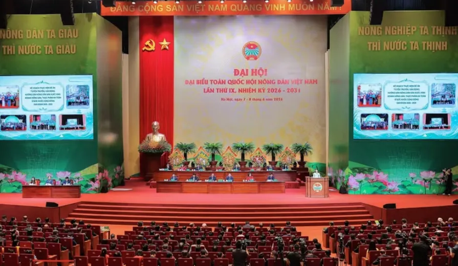 Khai mạc trọng thể Đại hội đại biểu toàn quốc Hội Nông dân Việt Nam lần thứ IX - Ảnh 1.