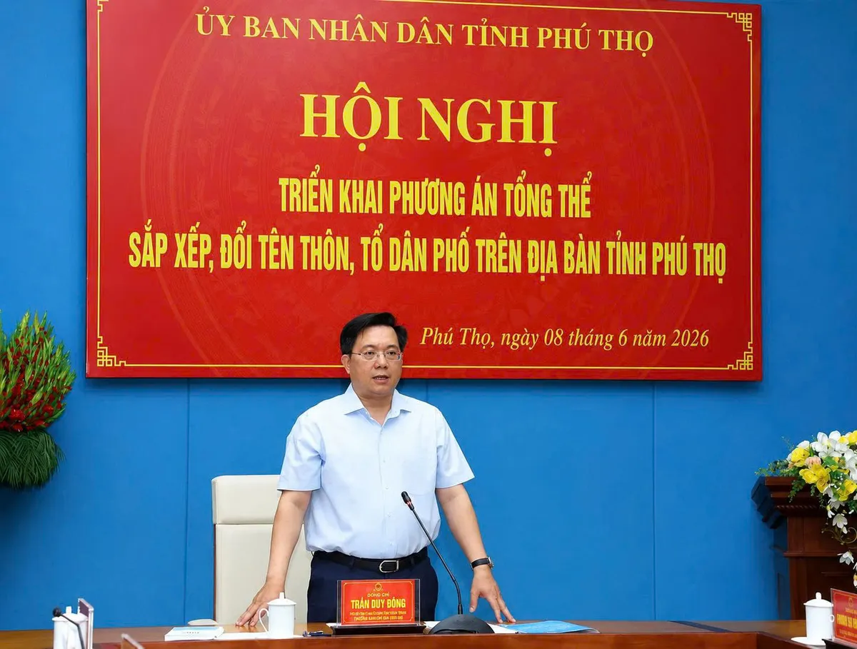 Phú Thọ giảm 1.967 thôn, tổ dân phố tinh gọn bộ máy cơ sở - Ảnh 1.