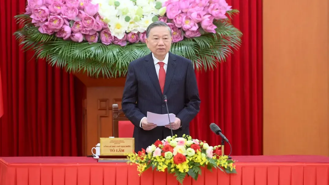 Tổng Bí thư, Chủ tịch nước Tô Lâm yêu cầu công tác lý luận phải đi trước, dự báo đúng các vấn đề phát triển- Ảnh 1. Tổng Bí thư, Chủ tịch nước Tô Lâm yêu cầu công tác lý luận phải đi trước, dự báo đúng các vấn đề phát triển- Ảnh 1.