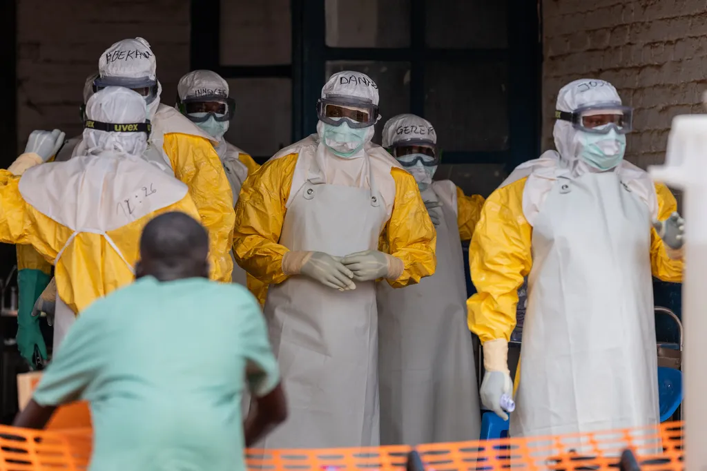 Số ca nhiễm Ebola ở Congo vượt ngưỡng 550- Ảnh 1. Số ca nhiễm Ebola ở Congo vượt ngưỡng 550- Ảnh 1.