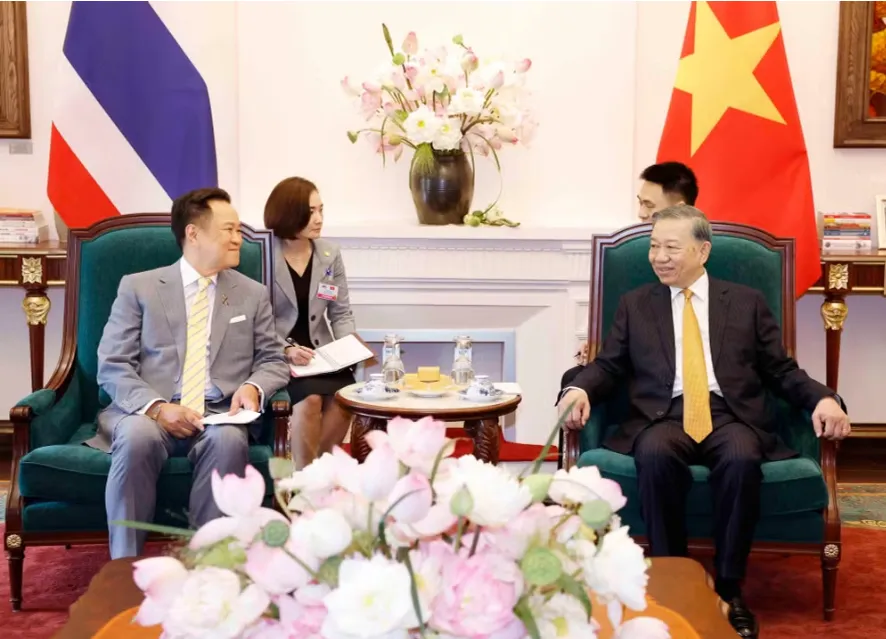 Đưa quan hệ Đối tác Chiến lược toàn diện Việt Nam - Thái Lan phát triển sâu rộng, hiệu quả- Ảnh 1. Đưa quan hệ Đối tác Chiến lược toàn diện Việt Nam - Thái Lan phát triển sâu rộng, hiệu quả- Ảnh 1.
