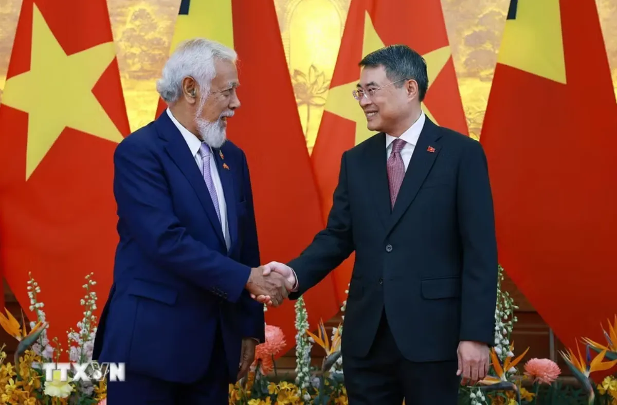 Mở rộng hơn nữa hợp t&aacute;c giữa Việt Nam v&agrave; Timor-Leste - Ảnh 1.