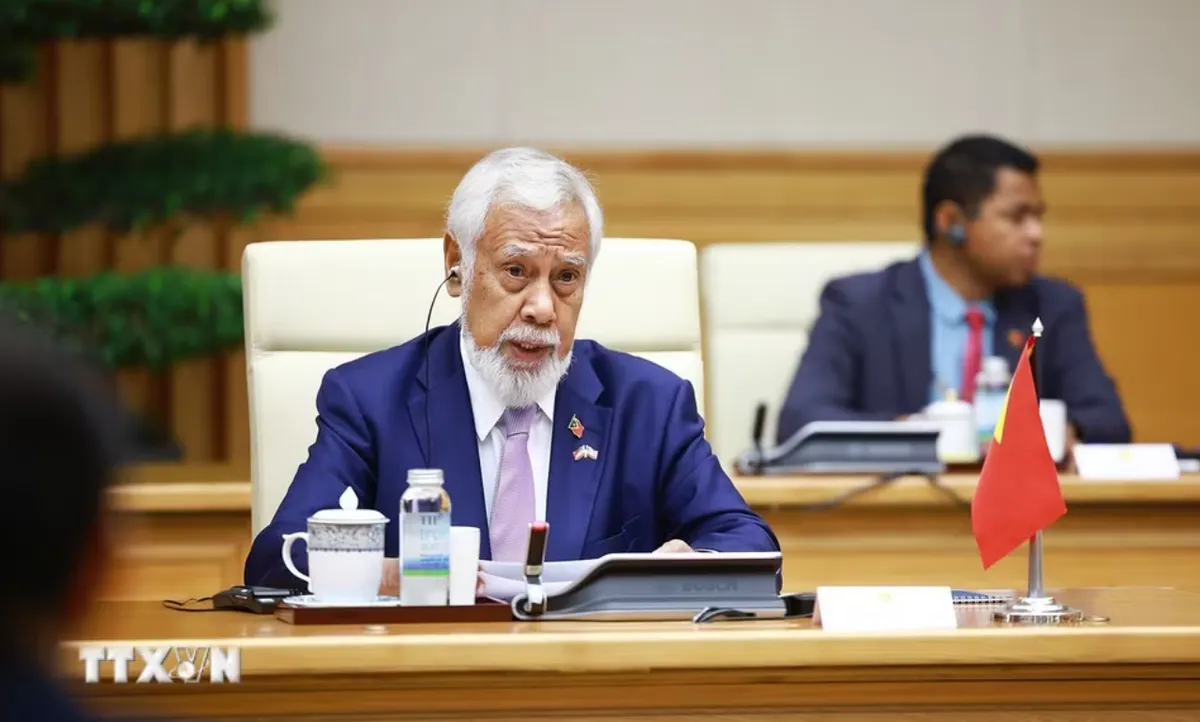 Mở rộng hơn nữa hợp t&aacute;c giữa Việt Nam v&agrave; Timor-Leste - Ảnh 4.