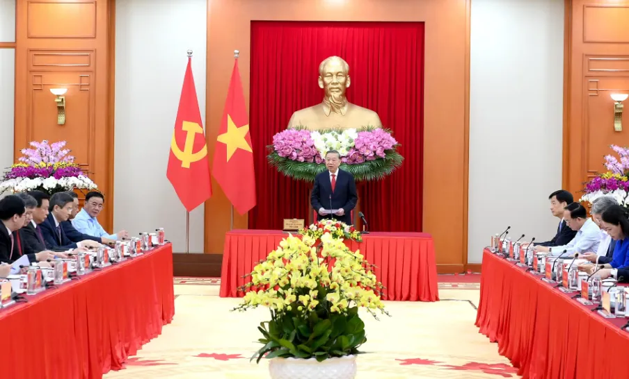 Tổng B&iacute; thư, Chủ tịch nước: Hội đồng L&yacute; luận Trung ương đi c&ugrave;ng, đi trước những vấn đề cần dự b&aacute;o- Ảnh 2.