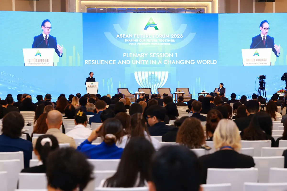 Diễn đàn Tương lai ASEAN 2026: Tự cường và đoàn kết trong một thế giới đang thay đổi- Ảnh 1. Diễn đàn Tương lai ASEAN 2026: Tự cường và đoàn kết trong một thế giới đang thay đổi- Ảnh 1.