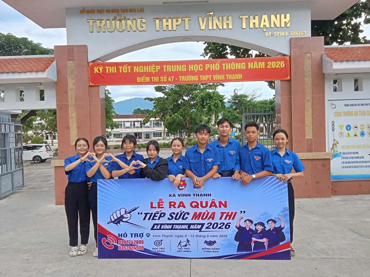 Gia Lai: H&agrave;ng ngh&igrave;n m&agrave;u &aacute;o xanh tiếp sức m&ugrave;a thi THPT 2026 - Ảnh 1.