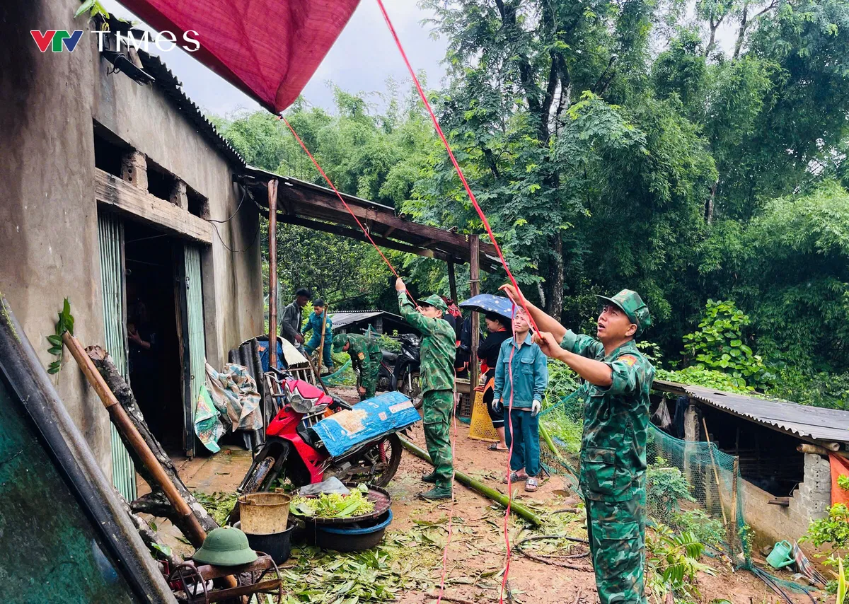 BĐBP Lai Châu căng mình giúp dân khắc phục hậu quả mưa lũ - Ảnh 5.