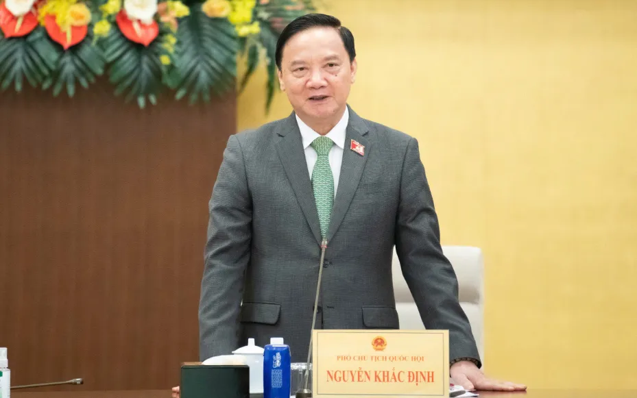 TS. Nguyễn Khắc Định, Phó Chủ tịch Quốc hội được phân công giữ chức Chủ tịch Hội đồng khoa học của Ủy ban Thường vụ Quốc hội nhiệm kỳ 2026 - 2031. Ảnh: QH