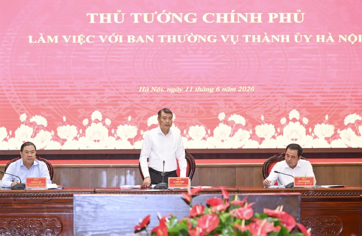 Thủ tướng Lê Minh Hưng: Nhận diện điểm nghẽn, thúc đẩy Hà Nội tăng trưởng hai con số - Ảnh 1.
