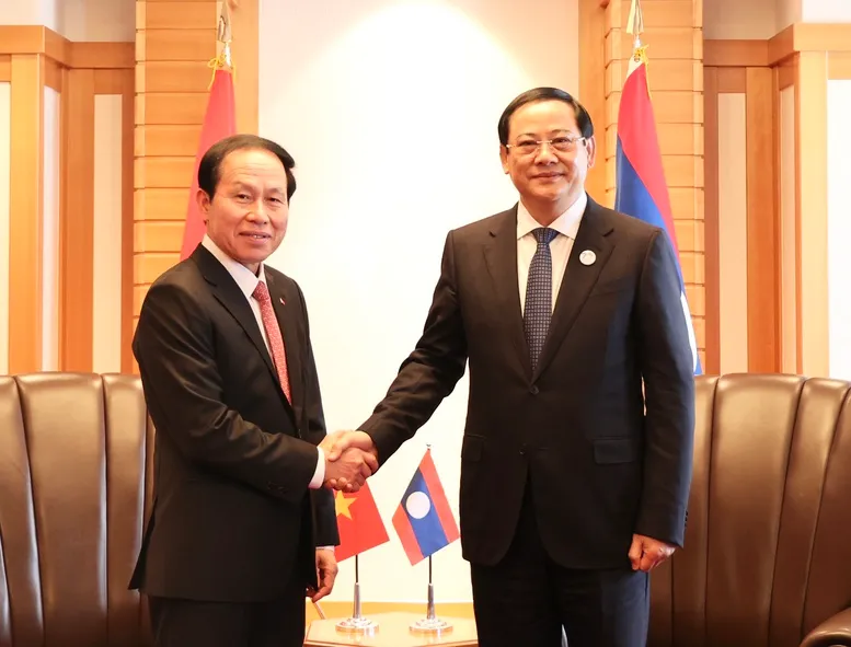 Việt Nam - L&agrave;o tiếp tục tăng cường v&agrave; mở rộng hợp t&aacute;c to&agrave;n diện tr&ecirc;n c&aacute;c lĩnh vực - Ảnh 1.
