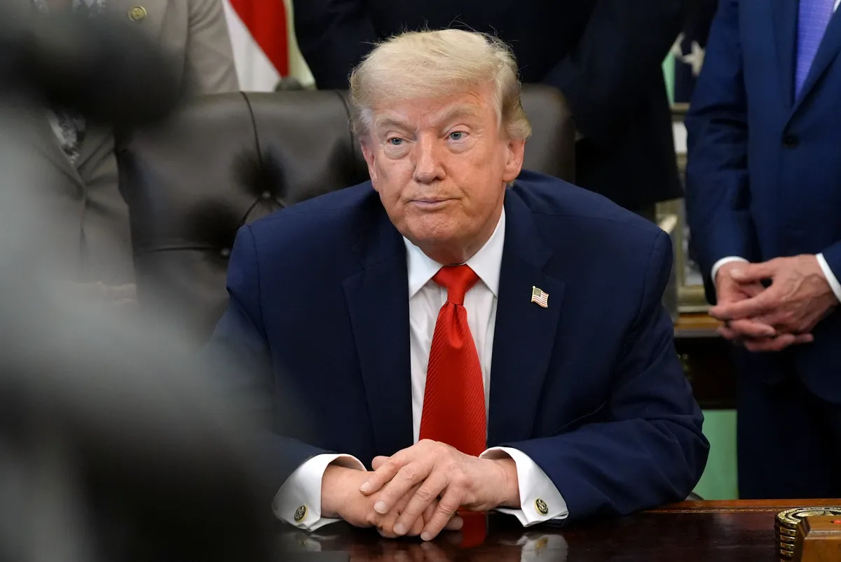 Tổng thống Trump tuyên bố hủy các cuộc tấn công quân sự nhằm vào Iran- Ảnh 1. Tổng thống Trump tuyên bố hủy các cuộc tấn công quân sự nhằm vào Iran- Ảnh 1.