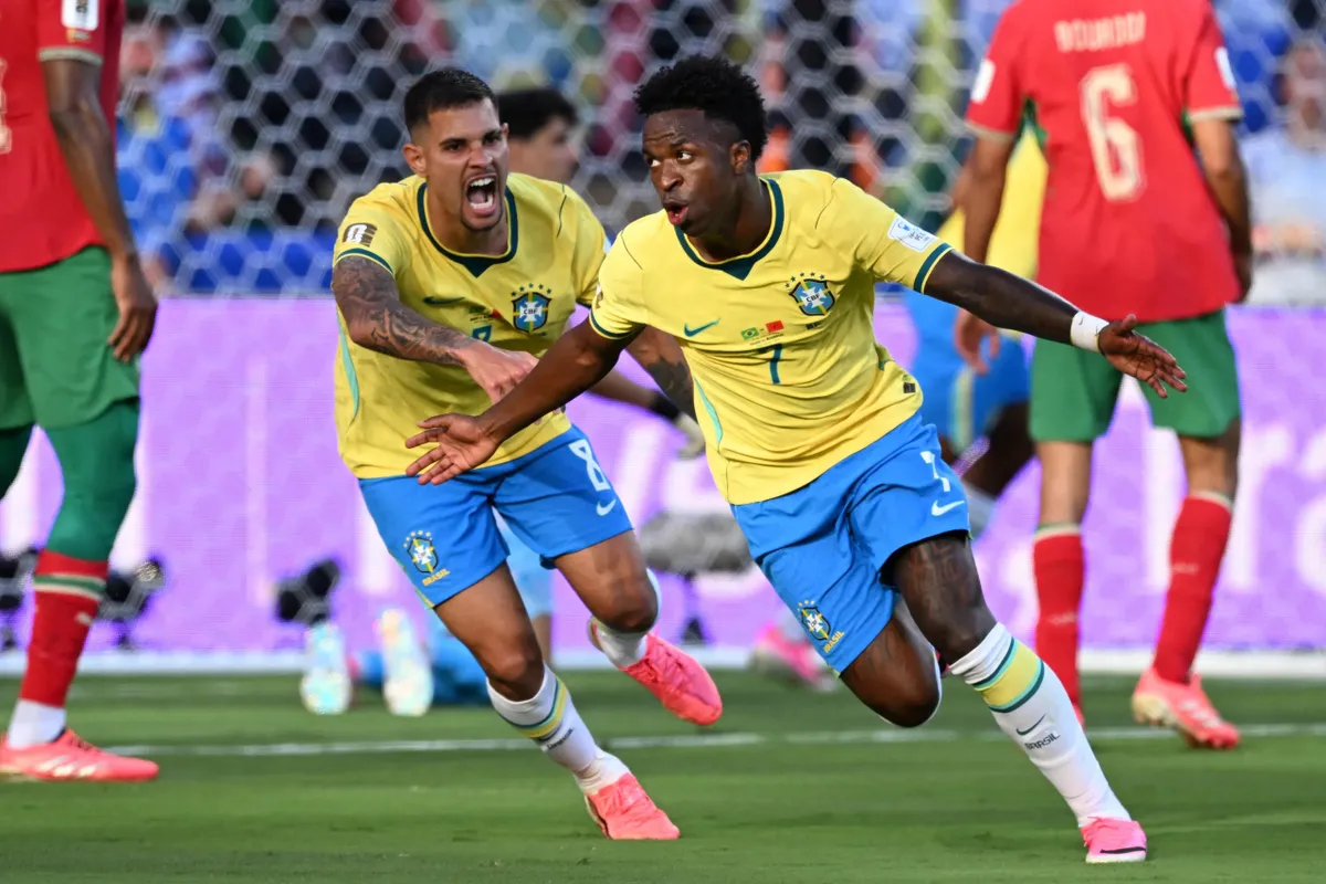 Vinicius cứu nguy cho Brazil, Morocco g&acirc;y bất ngờ lớn ở trận ra qu&acirc;n World Cup 2026- Ảnh 1.