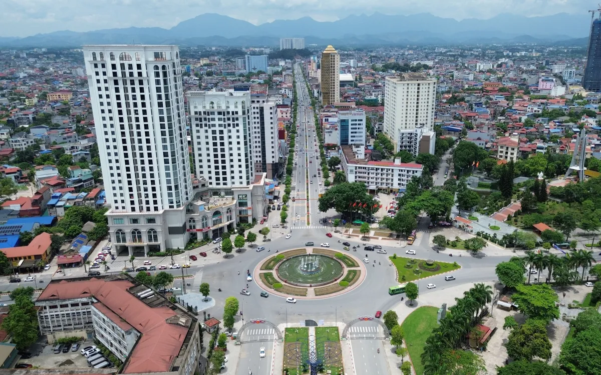 Trung tâm tỉnh Thái Nguyên. 