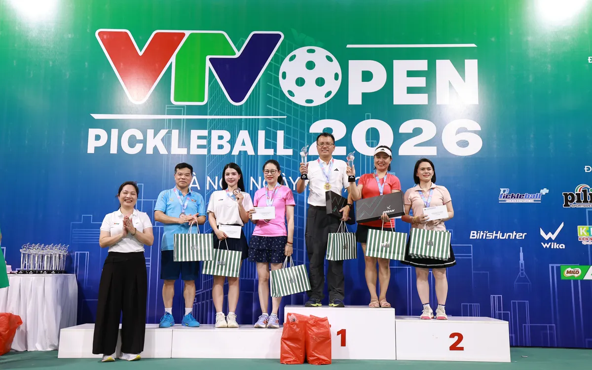 Giải Pickleball VTV Open 2026 kh&eacute;p lại với nhiều khoảnh khắc đẹp - Ảnh 9.