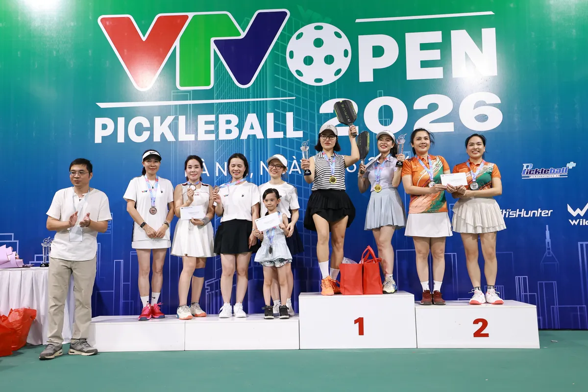 Giải Pickleball VTV Open 2026 kh&eacute;p lại với nhiều khoảnh khắc đẹp - Ảnh 14.