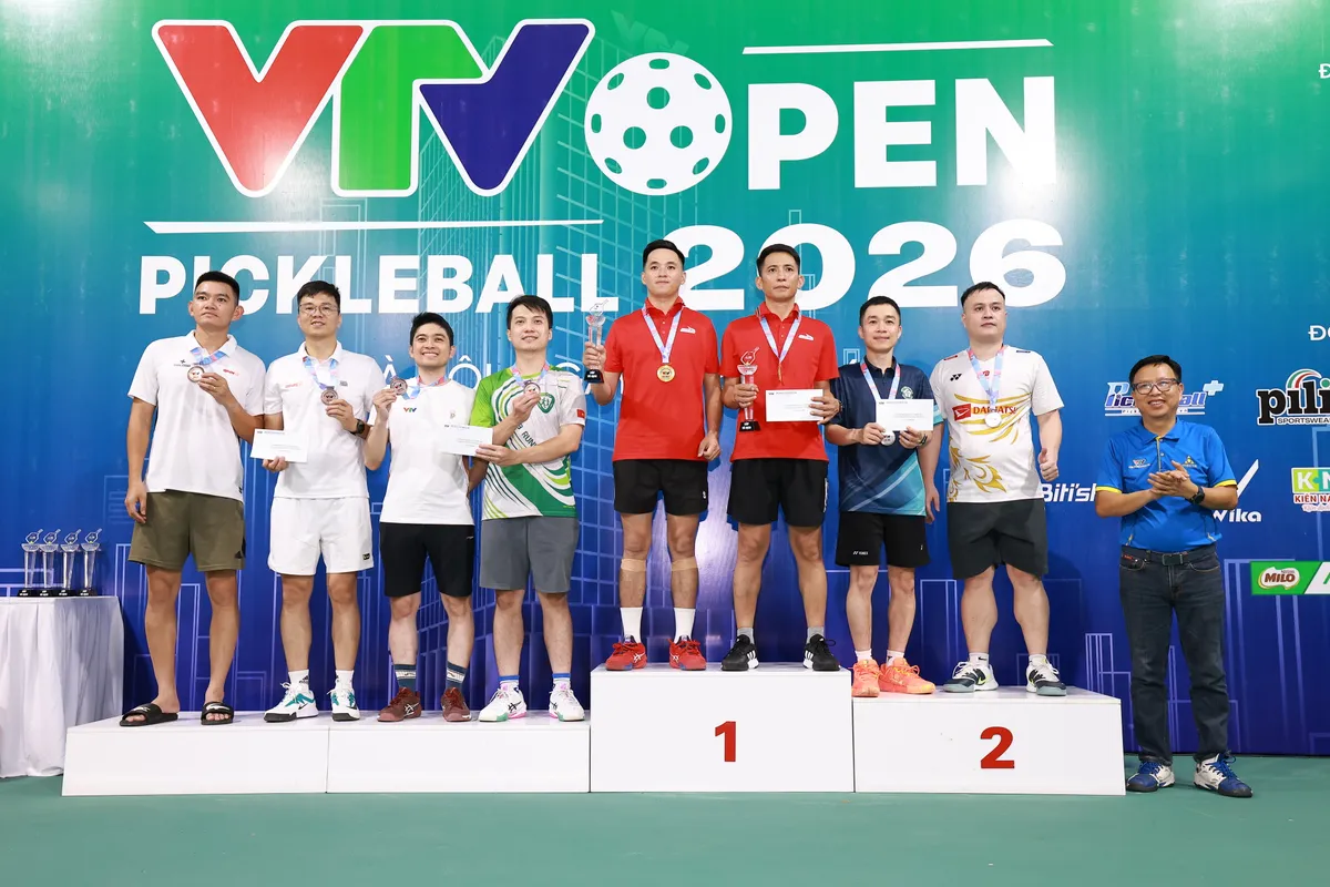 Giải Pickleball VTV Open 2026 kh&eacute;p lại với nhiều khoảnh khắc đẹp - Ảnh 16.