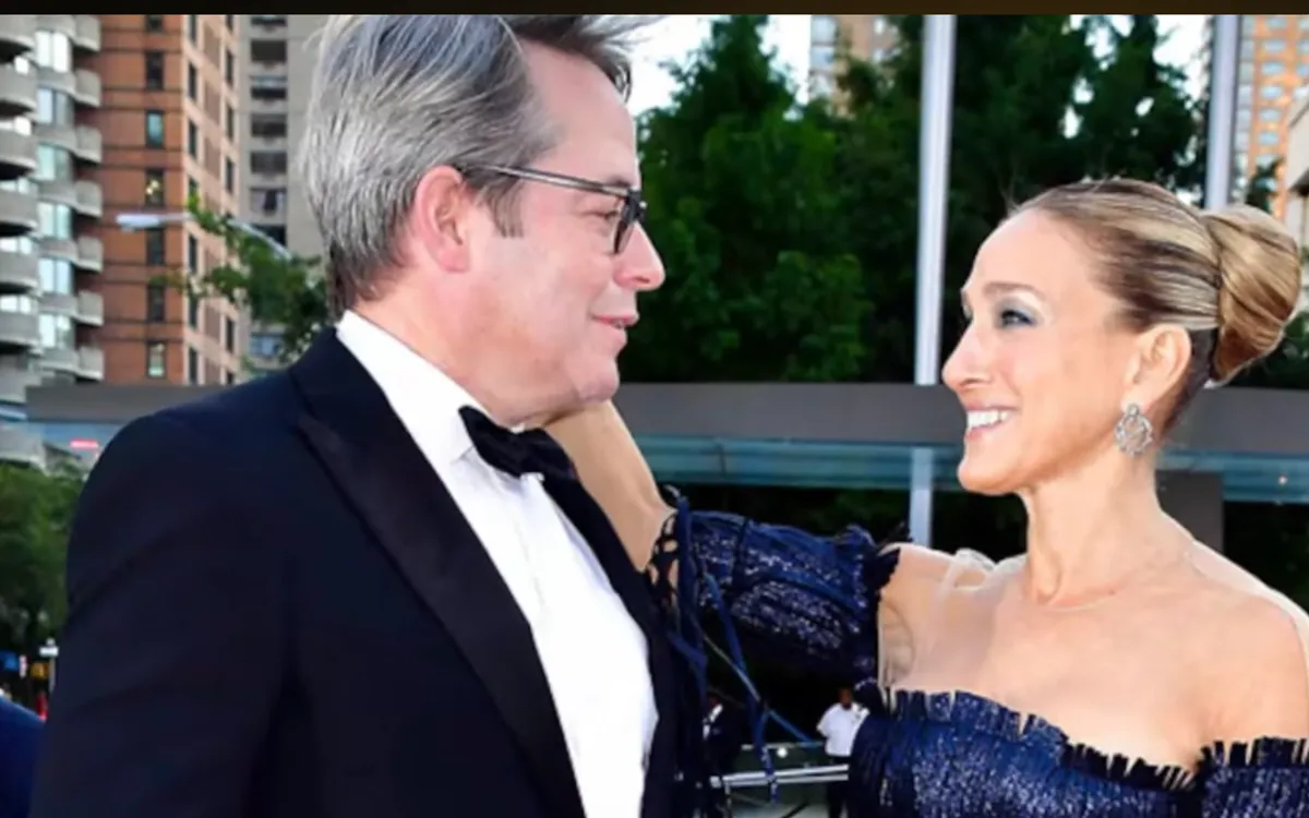Vợ chồng Jessica Parker vàMatthew Broderick - Ảnh: Chụp màn hình Youtube