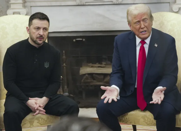 Tổng thống Trump chưa l&ecirc;n lịch hội đ&agrave;m với Tổng thống Zelensky tại Hội nghị G7 - Ảnh 1.